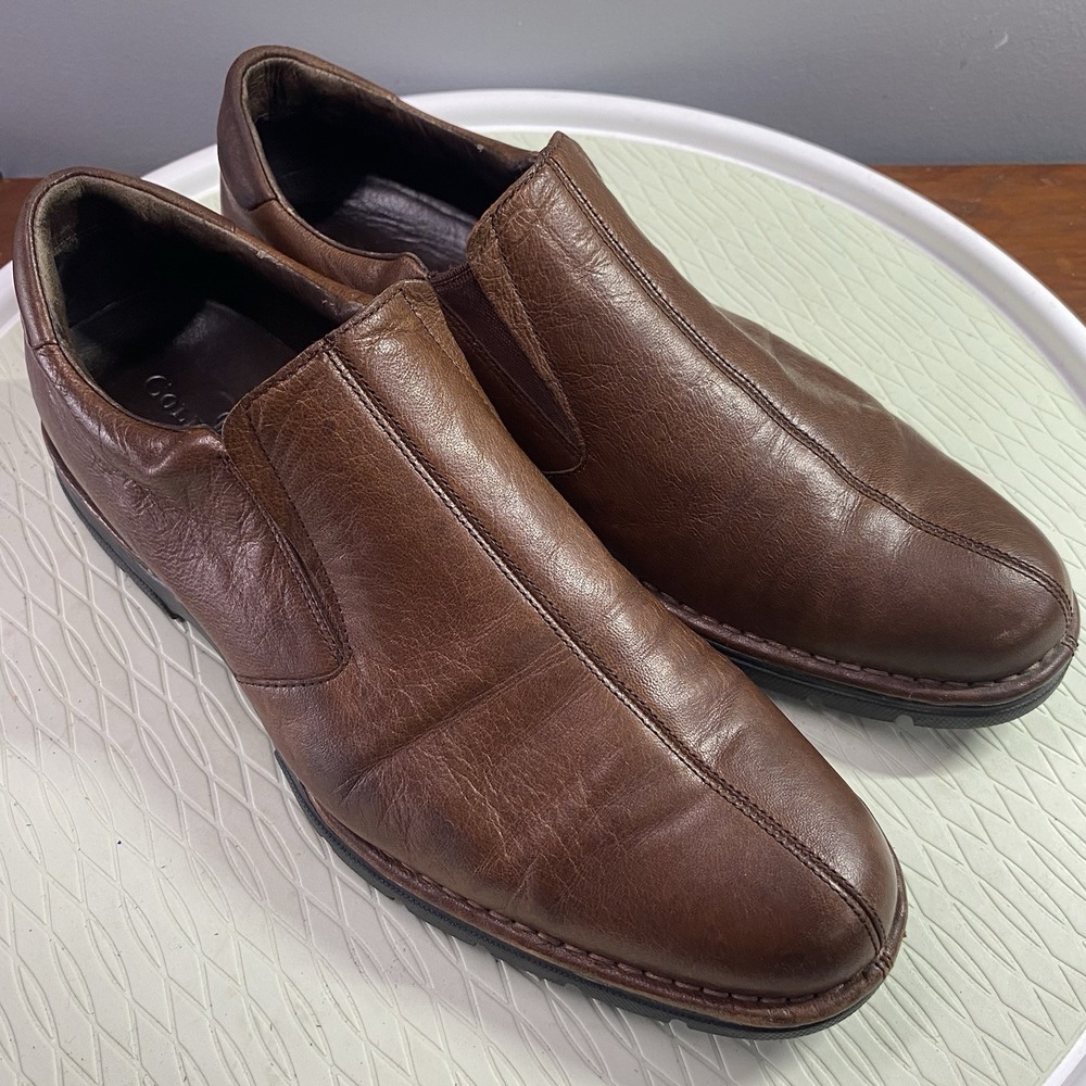 Cole Haan Air‎ Mens Sz.10M Dress Shoes Slip-On Brown Leather Loafers.Wedding